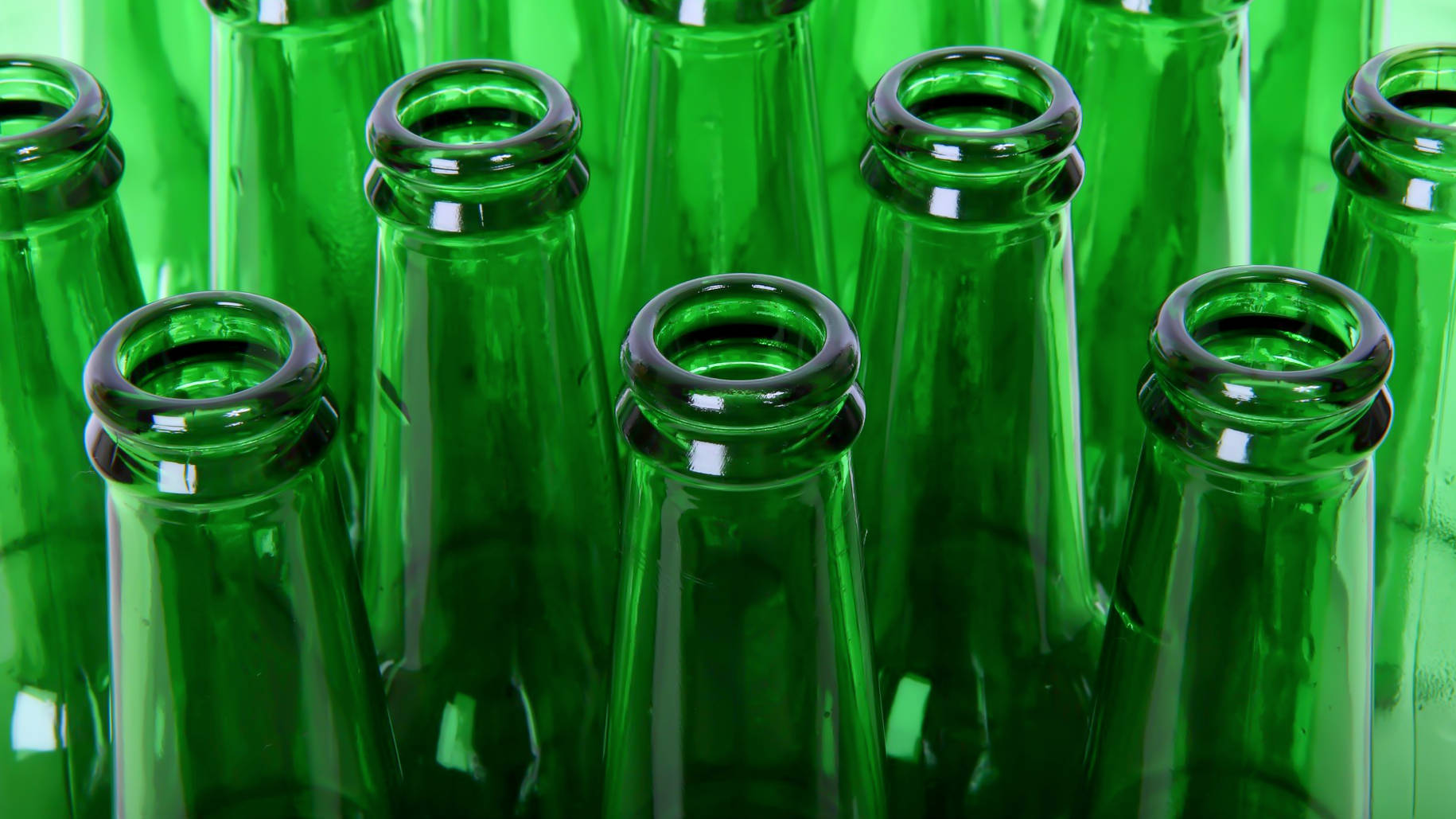 Reciclado de botellas de vidrio